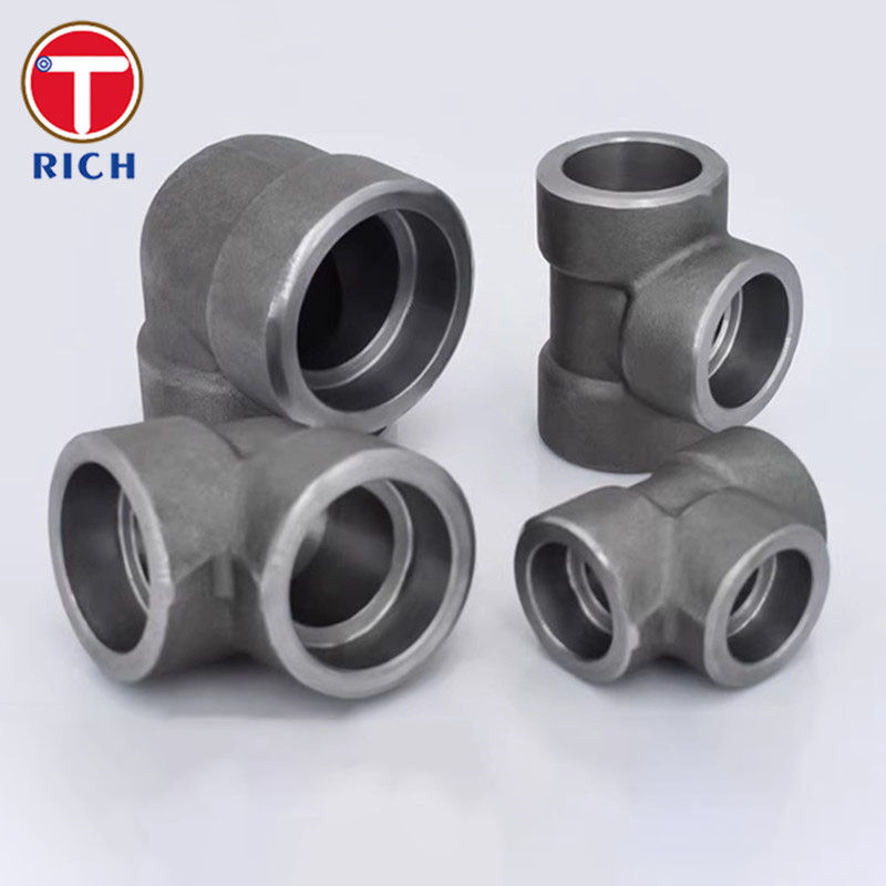 ASTM A105 Forged Pipe Fittings Carbon Steel Tee Forgings For Piping